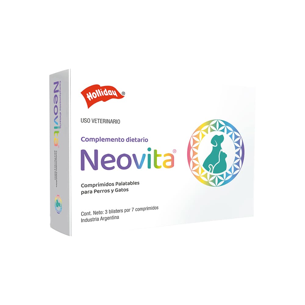 Biomodulador Neovita para Perros y Gatos 21 comprimidos