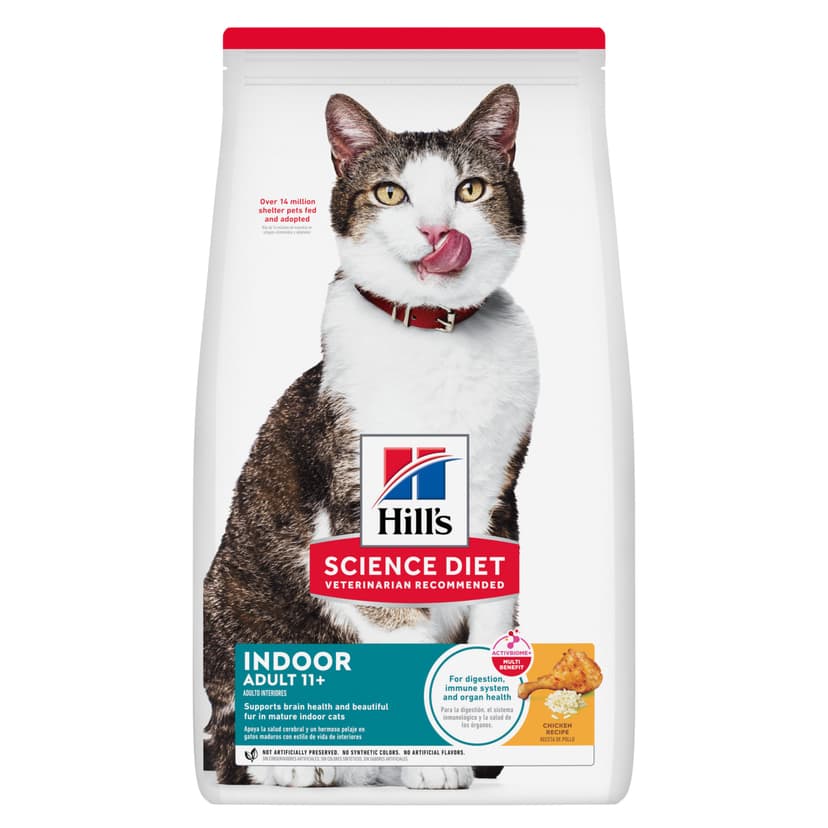 Comida para gato Hills Adultos 11+ Indoor