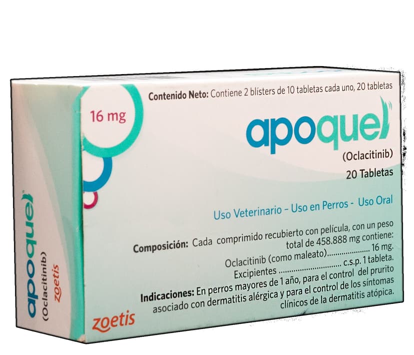 Antialérgico Apoquel Perros 16 Mg 20 Tabletas